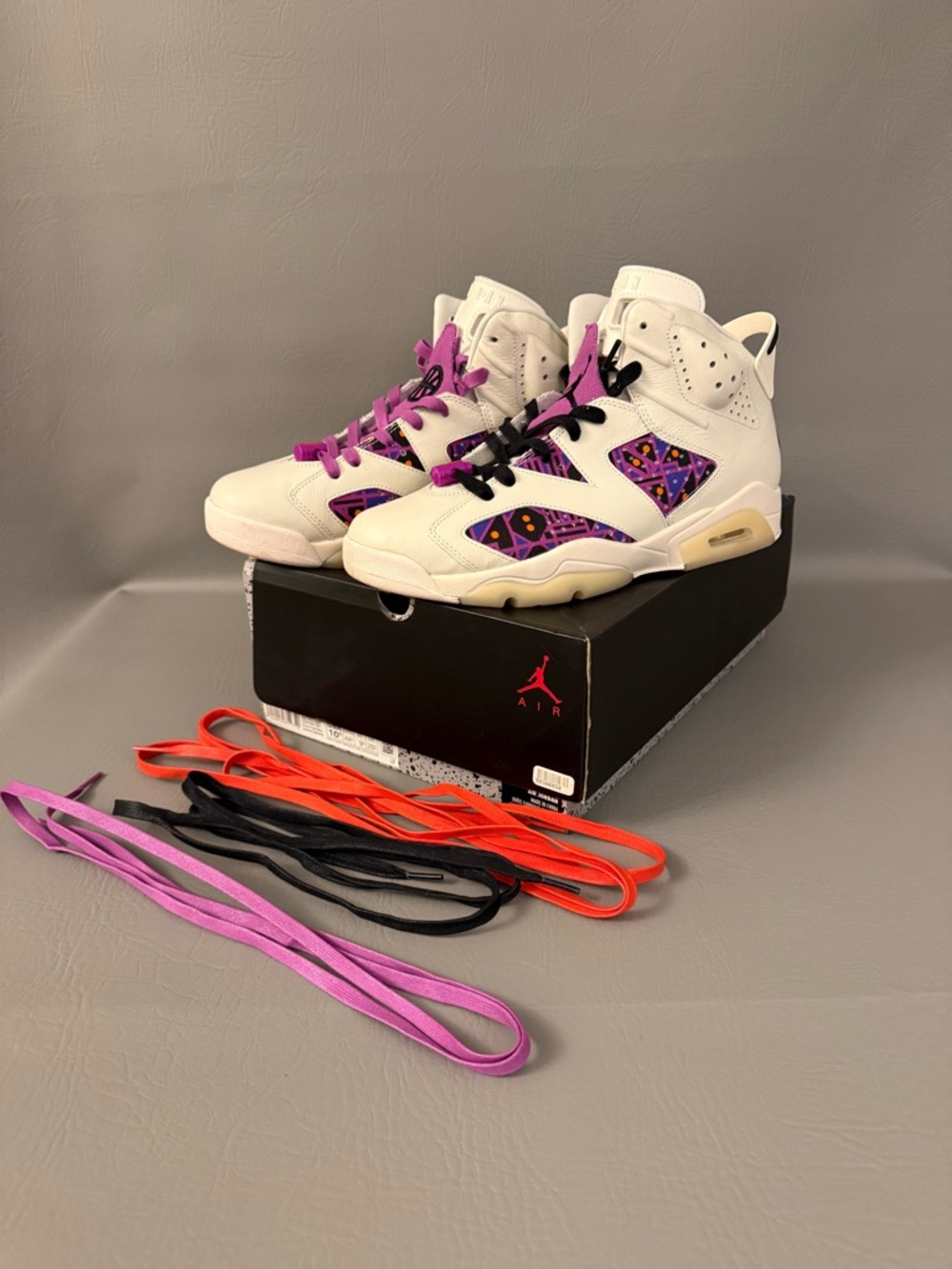 AIR JORDAN 6 RETRO Q54 CZ4152 101 SAIL/BLACK- TEAM Orange